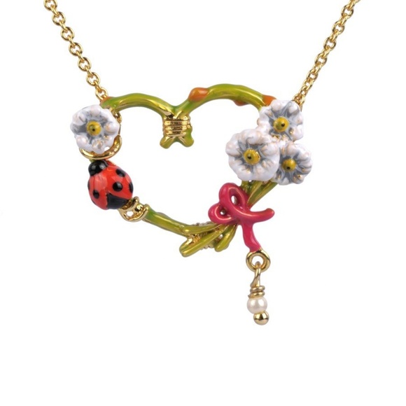 Les Nereides Jewelry - Les Nereides Gold Jewelry Heart Necklace **SOLD**